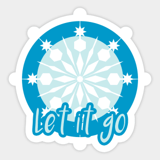 Let it go! Sticker